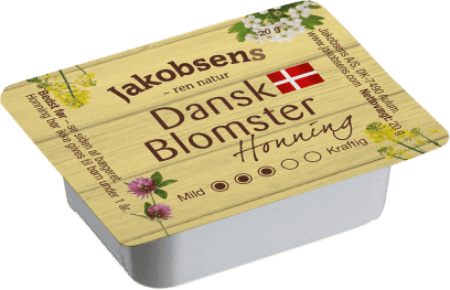 Jakobsens Dansk Honning i portionsbæger