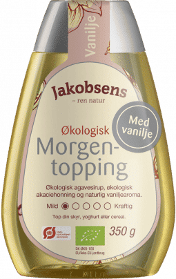 Jakobsens Økologisk Morgentopping med vanilje