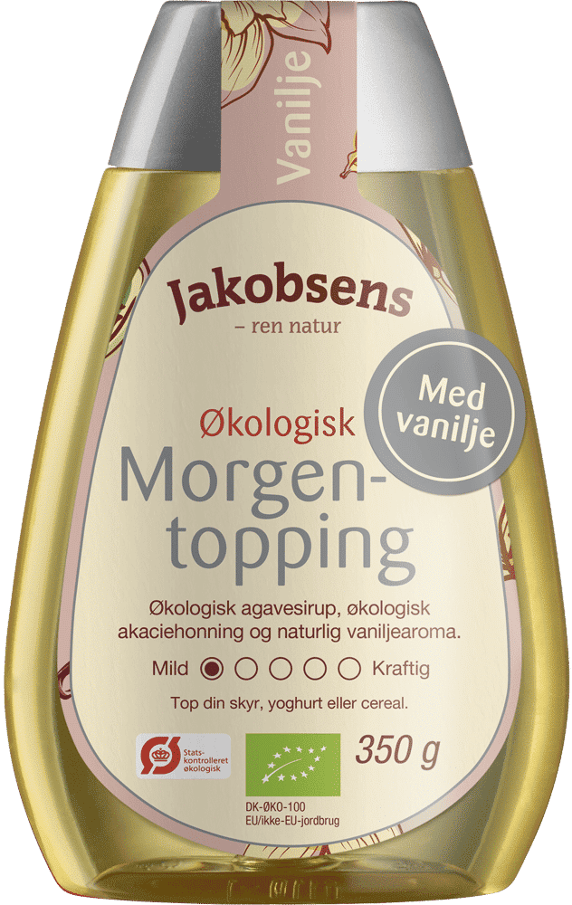 Jakobsens Økologisk Morgentopping med vanilje