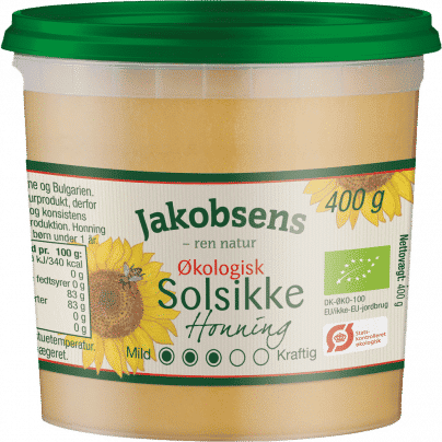 Jakobsens Økologisk Solsikke Honning