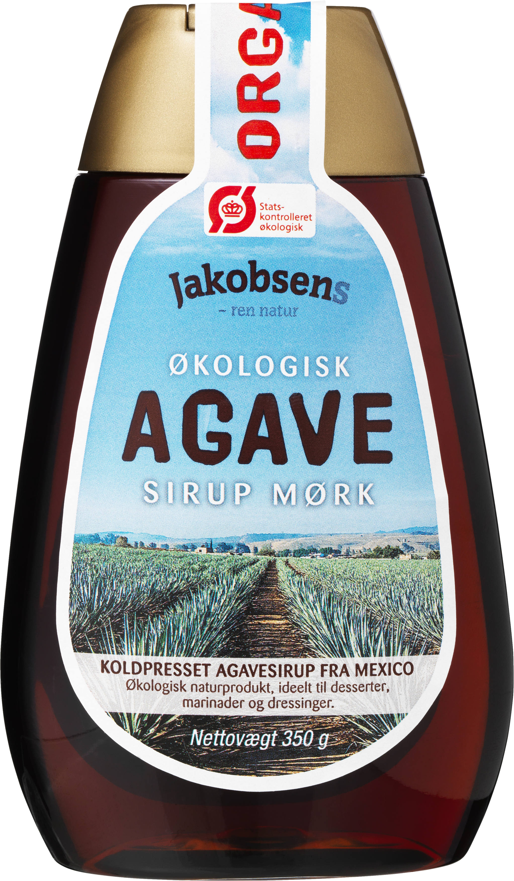 Agave sirup, mørk, økologisk